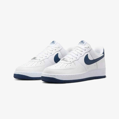 Hand-Crafted AF1 White Midnight Navy