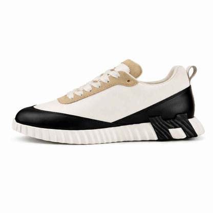 Hermes Shoes Bouncing en Cuir Blanc