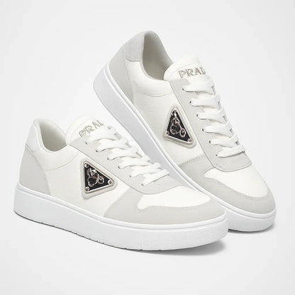Pr∀da downtown leather sneakers