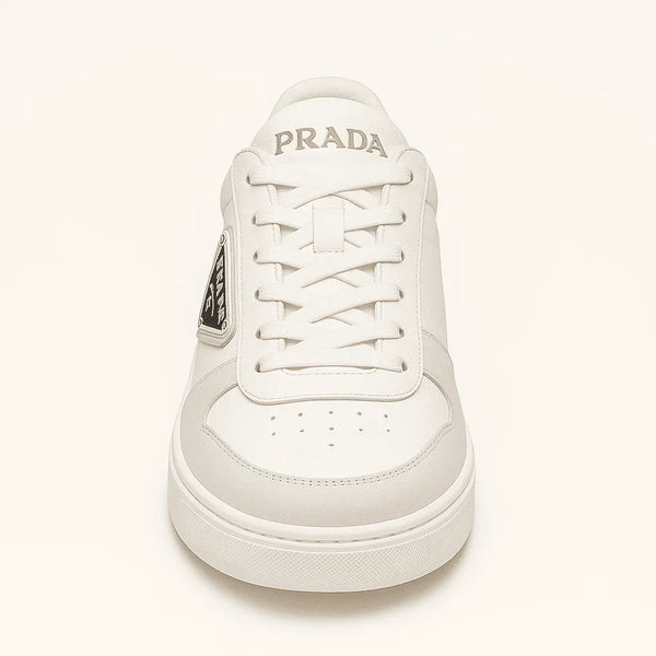 Pr∀da downtown leather sneakers