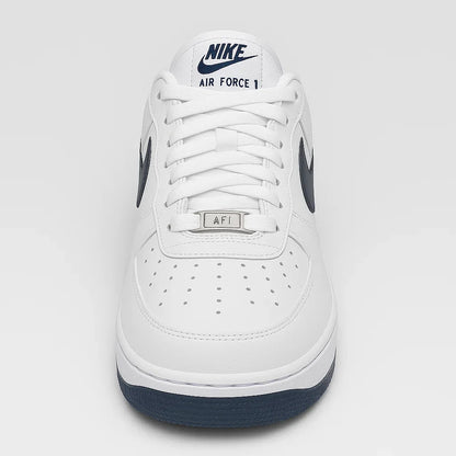 Hand-Crafted AF1 White Midnight Navy