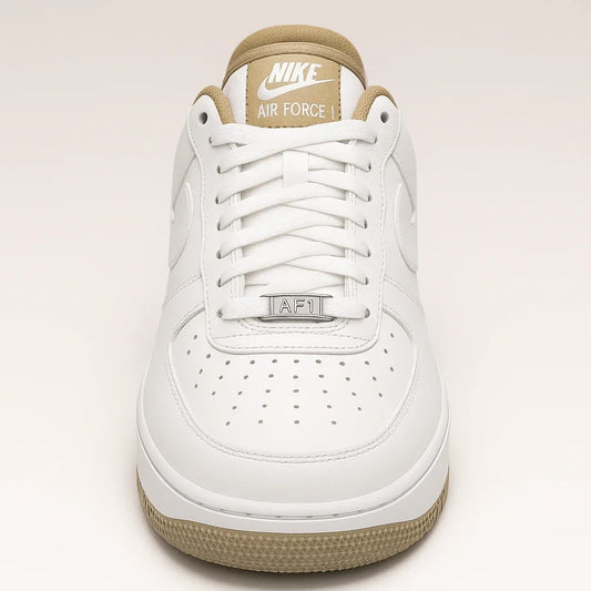 Hand-Crafted AF 1 White Taupe
