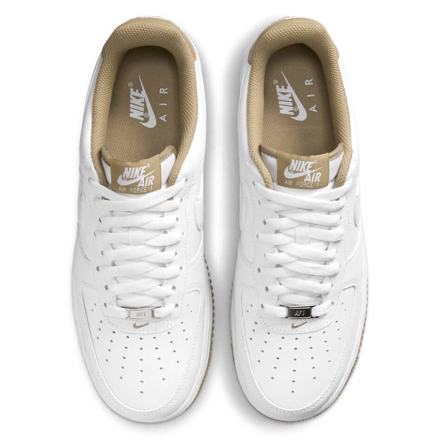 Hand-Crafted AF 1 White Taupe